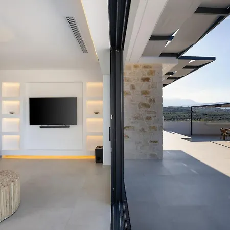 Maninee-bespoke Villa-pool -bbq-seaview Villa Chania (Crete)