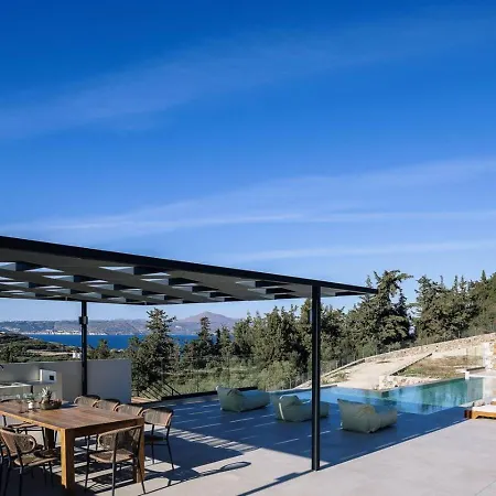 Вілла Maninee-bespoke Villa-heated Pool -bbq-seaview Ханья (Крит)