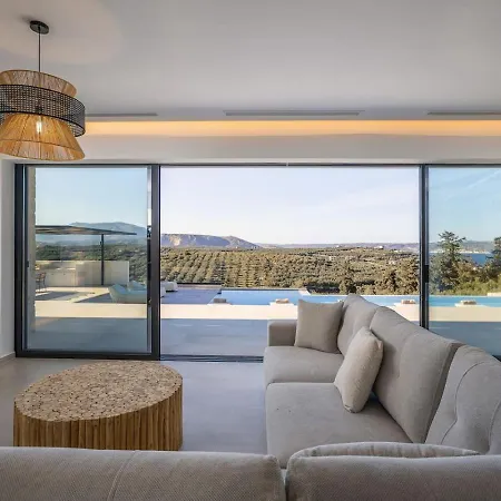 Вілла Maninee-bespoke Villa-heated Pool -bbq-seaview Ханья (Крит)