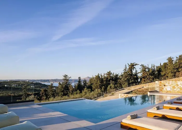 Maninee-bespoke Villa-pool -bbq-seaview Villa Chania (Crete)