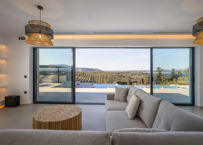 别墅 Maninee-bespoke Villa-pool -bbq-seaview 干尼亞